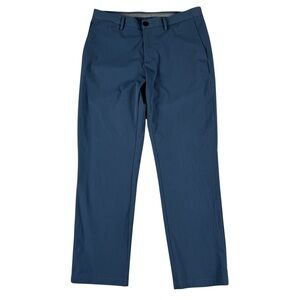 Ministry of Supply Golf Chino Pants Flat Front Casual Comfort Blue Men’s 34x30